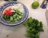 A picture of step 2 of Srilankan eggplant salad.