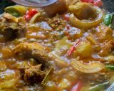 Gambar langkah 7 resipi Kari Kapitan Ayam.