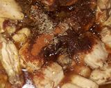 A picture of step 2 of Chicken nehari.