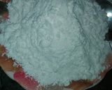 A picture of step 2 of Gud Arisa pitha.