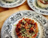 Foto del paso 5 de la receta: Tartar de salmón con arroz carnaroli y salsa teriyaki