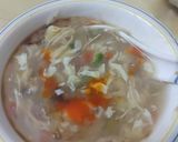 A picture of step 10 of Hot and Sour Soup.