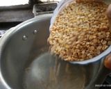 A picture of step 1 of Dal Khichudi.