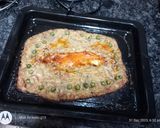 A picture of step 3 of Baked leftover potato mix veg with egg.