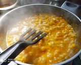 A picture of step 2 of Penne Masala pasta.