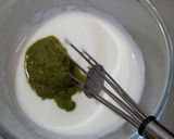 A picture of step 2 of Minty yogurt dip.