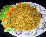 A picture of step 10 of Achari Chana Pulao.