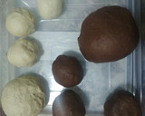 Foto langkah ke 4 dari resep Roti Tawar Motif Jerapah.