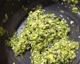 A picture of step 7 of Green chilli techa.