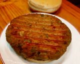 A picture of step 4 of Raw Banana and Potato Patty Veg Burger.