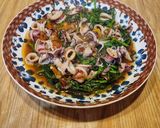 Foto langkah ke 3 dari resep 470 - Cah Cumi Kangkung Belacan (5-CPApron2026).
