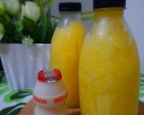 Foto langkah ke 4 dari resep Yakult Kocok Pudding Mangga (ide jualan).