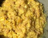 A picture of step 1 of Keema methi.