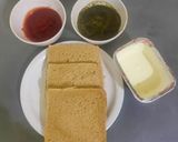 A picture of step 1 of Trio Bread Pakoda.