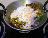 Mushrooms and Soya Biryani with veggies recipe step 3 photo
