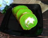 Foto langkah ke 4 dari resep Bolu Gulung Pandan 3 Telur.