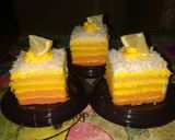 Foto langkah ke 11 dari resep Orange ombre cake enaaakk.