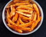आलू की क्रिस्प फ्रेंच फ्राइज (Potato Crispy French Fries Recipe In Hindi) रेसिपी चरण 4 फोटो