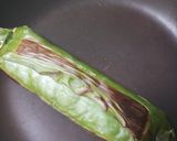 Foto langkah ke 7 dari resep Nasi bakar ikan tongkol basah bayam kemangi🐟🥦🥒🌶.