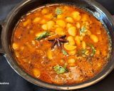 A picture of step 4 of Broad beans seeds curry (vaal nu shaak).