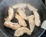 Une image de l'étape 4 de Aiguillettes de poulet au citron 🍋 et aux asperges.
