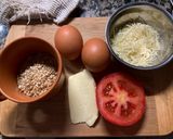 Foto del paso 1 de la receta: Tortilla de Arroz, Tomate y Queso