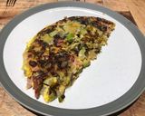 A picture of step 4 of Veggies & Bacon Omelet 🧀🍳🥓.