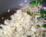 A picture of step 4 of Raw banana puttu.