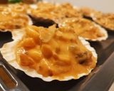 Une image de l'étape 4 de Coquilles de la mer gratinées.