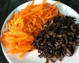 Hình bước làm 1 của món Bánh cuốn chay
