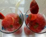A picture of step 1 of Strawberry mojito.