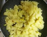 A picture of step 1 of Aloo sandwich.