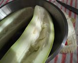 Foto del paso 1 de la receta: Pizza prosciutto de base de calabacín