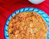A picture of step 11 of Omlete paratha.