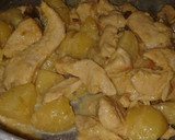 Foto del paso 3 de la receta: Pechuga de pollo al curry con papas y acelga