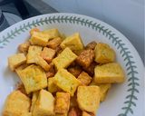 Gambar langkah 2 resipi Masak Lemak Labu Tempe dan Tauhu.