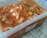 Hình bước làm 10 của món Kim chi cải thảo
