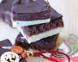 A picture of step 9 of Chocolate Milk Powder Burfi.