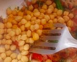 A picture of step 6 of Chenna pulav.
