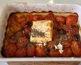 รูปขั้นตอนการทำที่ 4 ของ Baked Feta Cheese Pasta
