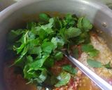 A picture of step 6 of Tomato pulavu with raitha (Tomato pulao with raita recipe in tamil).