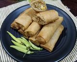 Foto langkah ke 7 dari resep Lumpia Rebung, Ayam & Ebi.
