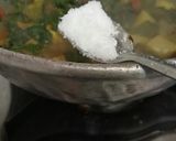 A picture of step 10 of Palak Mushrooms Shimla Aloo Sabzi.