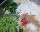 A picture of step 3 of Gobhi Matar ke Kebab.