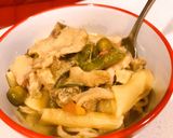รูปขั้นตอนการทำที่ 5 ของ พาสต้าเพนเน่แกงเขียวหวานไก่