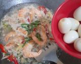 Foto langkah ke 5 dari resep Tauco Udang Telur Puyuh Jesslyn Orlane.
