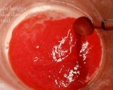 Foto langkah ke 4 dari resep Panna Cotta Dessert Omura Saus Strawberry.
