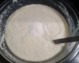 A picture of step 2 of Rava dhokla.