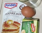 Foto langkah ke 1 dari resep Pancake Keju Susu (tepung instant).