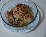 Foto del paso 3 de la receta Pollo empiñonado, en dos cocciones, menú completo